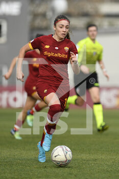 2022-02-05 - Benedetta Glionna of AS Roma during the Serie A match between Roma Calcio and  at Stadio Tre Fontane on February 5, 2022 in Rome, Italy. - AS ROMA VS CALCIO POMIGLIANO - ITALIAN SERIE A WOMEN - SOCCER
