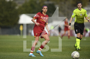 2022-02-05 - Andressa Alves of AS Roma during the Serie A match between Roma Calcio and  at Stadio Tre Fontane on February 5, 2022 in Rome, Italy. - AS ROMA VS CALCIO POMIGLIANO - ITALIAN SERIE A WOMEN - SOCCER