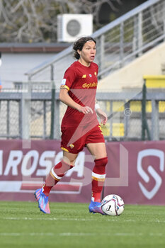 2022-02-27 - Elena Linari of AS Roma Women during the 15th day of the Serie A Championship between A.S. Roma Women and Inter Women at the stadio Tre Fontane on 25th of January, 2022 in Rome, Italy. - AS ROMA VS INTER - FC INTERNAZIONALE - ITALIAN SERIE A WOMEN - SOCCER