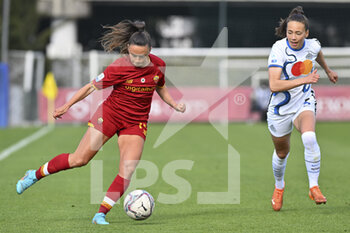 2022-02-27 - Annamaria Serturini of AS Roma Women during the 15th day of the Serie A Championship between A.S. Roma Women and Inter Women at the stadio Tre Fontane on 25th of January, 2022 in Rome, Italy. - AS ROMA VS INTER - FC INTERNAZIONALE - ITALIAN SERIE A WOMEN - SOCCER