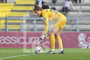 2022-02-27 - Francesca Durante of Inter Women during the 15th day of the Serie A Championship between A.S. Roma Women and Inter Women at the stadio Tre Fontane on 25th of January, 2022 in Rome, Italy. - AS ROMA VS INTER - FC INTERNAZIONALE - ITALIAN SERIE A WOMEN - SOCCER