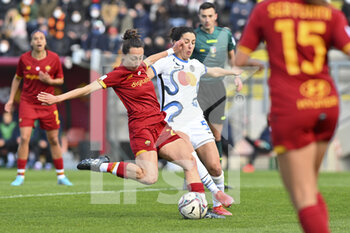 2022-02-27 - Paloma Lazaro of AS Roma Women during the 15th day of the Serie A Championship between A.S. Roma Women and Inter Women at the stadio Tre Fontane on 25th of January, 2022 in Rome, Italy. - AS ROMA VS INTER - FC INTERNAZIONALE - ITALIAN SERIE A WOMEN - SOCCER