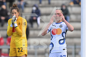 2022-02-27 - Henrietta Csiszár of Inter Women during the 15th day of the Serie A Championship between A.S. Roma Women and Inter Women at the stadio Tre Fontane on 25th of January, 2022 in Rome, Italy. - AS ROMA VS INTER - FC INTERNAZIONALE - ITALIAN SERIE A WOMEN - SOCCER