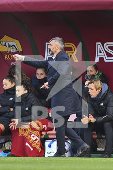 2022-02-27 - Alessandro Spugna of AS Roma Women during the 15th day of the Serie A Championship between A.S. Roma Women and Inter Women at the stadio Tre Fontane on 25th of January, 2022 in Rome, Italy. - AS ROMA VS INTER - FC INTERNAZIONALE - ITALIAN SERIE A WOMEN - SOCCER