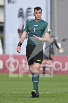 2022-02-27 - Referee Enrico Gigliotti during the 15th day of the Serie A Championship between A.S. Roma Women and Inter Women at the stadio Tre Fontane on 25th of January, 2022 in Rome, Italy. - AS ROMA VS INTER - FC INTERNAZIONALE - ITALIAN SERIE A WOMEN - SOCCER
