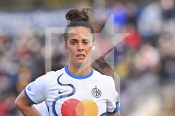 2022-02-27 - Flaminia Simonetti of Inter Women during the 15th day of the Serie A Championship between A.S. Roma Women and Inter Women at the stadio Tre Fontane on 25th of January, 2022 in Rome, Italy. - AS ROMA VS INTER - FC INTERNAZIONALE - ITALIAN SERIE A WOMEN - SOCCER