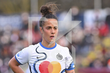 2022-02-27 - Flaminia Simonetti of Inter Women during the 15th day of the Serie A Championship between A.S. Roma Women and Inter Women at the stadio Tre Fontane on 25th of January, 2022 in Rome, Italy. - AS ROMA VS INTER - FC INTERNAZIONALE - ITALIAN SERIE A WOMEN - SOCCER