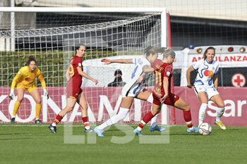 2022-02-27 - during the 15th day of the Serie A Championship between A.S. Roma Women and Inter Women at the stadio Tre Fontane on 25th of January, 2022 in Rome, Italy. - AS ROMA VS INTER - FC INTERNAZIONALE - ITALIAN SERIE A WOMEN - SOCCER