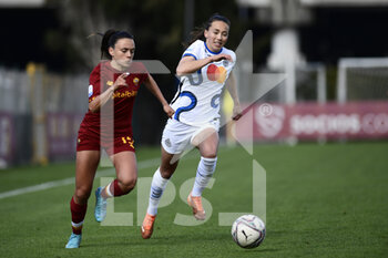 2022-02-27 - Annamaria Serturini of AS Roma during the Serie A Women match between AS Roma and FC Internazionale at Stadio Tre Fontane on February 27, 2022 in Rome, Italy. - AS ROMA VS INTER - FC INTERNAZIONALE - ITALIAN SERIE A WOMEN - SOCCER