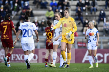 2022-02-27 - Francesca Durante of Inter during the Serie A Women match between AS Roma and FC Internazionale at Stadio Tre Fontane on February 27, 2022 in Rome, Italy. - AS ROMA VS INTER - FC INTERNAZIONALE - ITALIAN SERIE A WOMEN - SOCCER