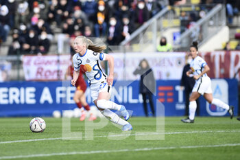 2022-02-27 - Henrietta Csiszar of Inter during the Serie A Women match between AS Roma and FC Internazionale at Stadio Tre Fontane on February 27, 2022 in Rome, Italy. - AS ROMA VS INTER - FC INTERNAZIONALE - ITALIAN SERIE A WOMEN - SOCCER