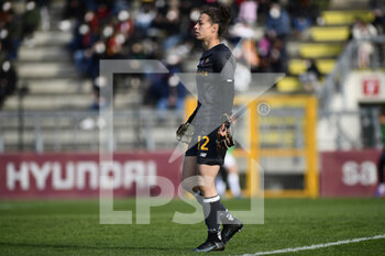 2022-02-27 - Camelia Ceasar of AS Roma during the Serie A Women match between AS Roma and FC Internazionale at Stadio Tre Fontane on February 27, 2022 in Rome, Italy. - AS ROMA VS INTER - FC INTERNAZIONALE - ITALIAN SERIE A WOMEN - SOCCER