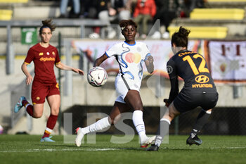 2022-02-27 - Ajara Nchout Njoya of Inter during the Serie A Women match between AS Roma and FC Internazionale at Stadio Tre Fontane on February 27, 2022 in Rome, Italy. - AS ROMA VS INTER - FC INTERNAZIONALE - ITALIAN SERIE A WOMEN - SOCCER