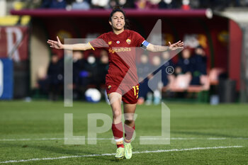 2022-02-27 - Elisa Bartoli of AS Roma during the Serie A Women match between AS Roma and FC Internazionale at Stadio Tre Fontane on February 27, 2022 in Rome, Italy. - AS ROMA VS INTER - FC INTERNAZIONALE - ITALIAN SERIE A WOMEN - SOCCER