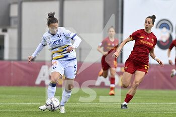 2022-04-03 - Aurora De Sanctis of Hellas Verona during the 19th day of the Serie A Championship between A.S. Roma Women and Hellas Verona Women at the stadio Tre Fontane on 2th of April, 2022 in Rome, Italy. - AS ROMA VS HELLAS VERONA WOMEN - ITALIAN SERIE A WOMEN - SOCCER