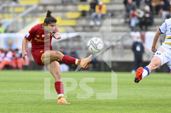 2022-04-03 - Elisa Bartoli of AS Roma Women during the 19th day of the Serie A Championship between A.S. Roma Women and Hellas Verona Women at the stadio Tre Fontane on 2th of April, 2022 in Rome, Italy. - AS ROMA VS HELLAS VERONA WOMEN - ITALIAN SERIE A WOMEN - SOCCER