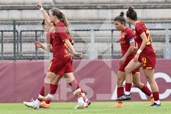 2022-04-03 - Milica Mijatovic of AS Roma Women  during the 19th day of the Serie A Championship between A.S. Roma Women and Hellas Verona Women at the stadio Tre Fontane on 2th of April, 2022 in Rome, Italy. - AS ROMA VS HELLAS VERONA WOMEN - ITALIAN SERIE A WOMEN - SOCCER