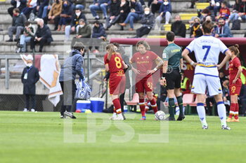 2022-04-03 - Milica Mijatovic of AS Roma Women  during the 19th day of the Serie A Championship between A.S. Roma Women and Hellas Verona Women at the stadio Tre Fontane on 2th of April, 2022 in Rome, Italy. - AS ROMA VS HELLAS VERONA WOMEN - ITALIAN SERIE A WOMEN - SOCCER