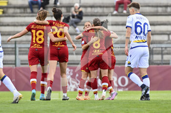 2022-04-03 - Milica Mijatovic of AS Roma Women during the 19th day of the Serie A Championship between A.S. Roma Women and Hellas Verona Women at the stadio Tre Fontane on 2th of April, 2022 in Rome, Italy. - AS ROMA VS HELLAS VERONA WOMEN - ITALIAN SERIE A WOMEN - SOCCER