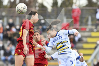 2022-04-03 - Paloma Lazaro of AS Roma Women during the 19th day of the Serie A Championship between A.S. Roma Women and Hellas Verona Women at the stadio Tre Fontane on 2th of April, 2022 in Rome, Italy. - AS ROMA VS HELLAS VERONA WOMEN - ITALIAN SERIE A WOMEN - SOCCER