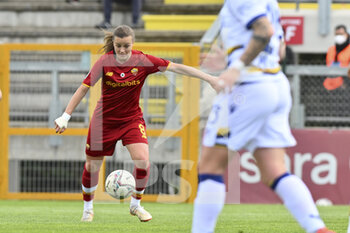 2022-04-03 - Milica Mijatovic of AS Roma Women during the 19th day of the Serie A Championship between A.S. Roma Women and Hellas Verona Women at the stadio Tre Fontane on 2th of April, 2022 in Rome, Italy. - AS ROMA VS HELLAS VERONA WOMEN - ITALIAN SERIE A WOMEN - SOCCER