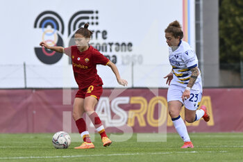 2022-04-03 - Manuela Giugliano of AS Roma Women during the 19th day of the Serie A Championship between A.S. Roma Women and Hellas Verona Women at the stadio Tre Fontane on 2th of April, 2022 in Rome, Italy. - AS ROMA VS HELLAS VERONA WOMEN - ITALIAN SERIE A WOMEN - SOCCER