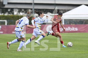 2022-04-03 - Andressa Alves of AS Roma Women during the 19th day of the Serie A Championship between A.S. Roma Women and Hellas Verona Women at the stadio Tre Fontane on 2th of April, 2022 in Rome, Italy. - AS ROMA VS HELLAS VERONA WOMEN - ITALIAN SERIE A WOMEN - SOCCER