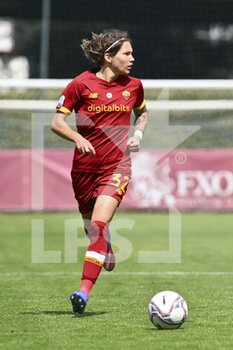 2022-04-03 - Elena Linari of AS Roma Women during the 19th day of the Serie A Championship between A.S. Roma Women and Hellas Verona Women at the stadio Tre Fontane on 2th of April, 2022 in Rome, Italy. - AS ROMA VS HELLAS VERONA WOMEN - ITALIAN SERIE A WOMEN - SOCCER