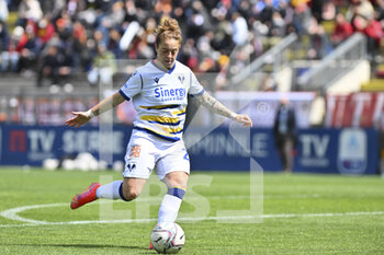 2022-04-03 - Alessia Rognoni of Hellas Verona during the 19th day of the Serie A Championship between A.S. Roma Women and Hellas Verona Women at the stadio Tre Fontane on 2th of April, 2022 in Rome, Italy. - AS ROMA VS HELLAS VERONA WOMEN - ITALIAN SERIE A WOMEN - SOCCER
