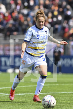 2022-04-03 - Alessia Rognoni of Hellas Verona during the 19th day of the Serie A Championship between A.S. Roma Women and Hellas Verona Women at the stadio Tre Fontane on 2th of April, 2022 in Rome, Italy. - AS ROMA VS HELLAS VERONA WOMEN - ITALIAN SERIE A WOMEN - SOCCER