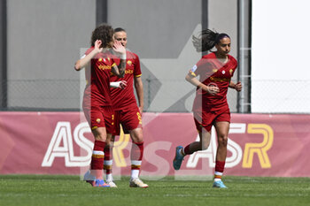 2022-04-03 - Andressa Alves of AS Roma Women during the 19th day of the Serie A Championship between A.S. Roma Women and Hellas Verona Women at the stadio Tre Fontane on 2th of April, 2022 in Rome, Italy. - AS ROMA VS HELLAS VERONA WOMEN - ITALIAN SERIE A WOMEN - SOCCER