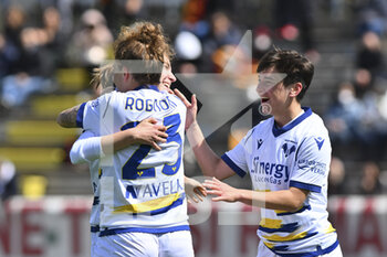 2022-04-03 - Giorgia Arrigoni of Hellas Verona Women during the 19th day of the Serie A Championship between A.S. Roma Women and Hellas Verona Women at the stadio Tre Fontane on 2th of April, 2022 in Rome, Italy. - AS ROMA VS HELLAS VERONA WOMEN - ITALIAN SERIE A WOMEN - SOCCER