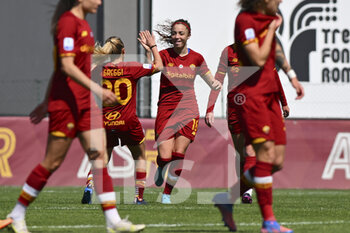 2022-04-03 - Benedetta Glionna of AS Roma Women during the 19th day of the Serie A Championship between A.S. Roma Women and Hellas Verona Women at the stadio Tre Fontane on 2th of April, 2022 in Rome, Italy. - AS ROMA VS HELLAS VERONA WOMEN - ITALIAN SERIE A WOMEN - SOCCER
