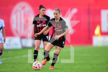 2022-08-28 - Sara Thrige Andersen of AC Milan in action  during AC Milan - ACF Fiorentina , 1st turn of Serie A Femminile Tim 2022/23 in Centro P. Vismara - Puma House of Football, Milan, Lombardy, Italy, 28/08/22 - AC MILAN VS ACF FIORENTINA - ITALIAN SERIE A WOMEN - SOCCER