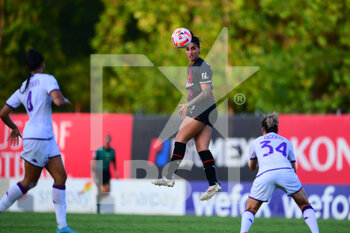 2022-08-28 - Martina Piemonte of AC Milan in action  during AC Milan - ACF Fiorentina , 1st turn of Serie A Femminile Tim 2022/23 in Centro P. Vismara - Puma House of Football, Milan, Lombardy, Italy, 28/08/22 - AC MILAN VS ACF FIORENTINA - ITALIAN SERIE A WOMEN - SOCCER