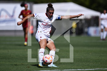 2022-09-10 - Valentina Bergamaschi of AC Milan during the Serie A Women match between AS Roma and AC Milan at Stadio Tre Fontane on September 10, 2022 in Rome, Italy.\ - AS ROMA VS AC MILAN - ITALIAN SERIE A WOMEN - SOCCER