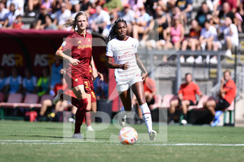 2022-09-10 - Lindsey Kimberley Thomas of AC Milan during the Serie A Women match between AS Roma and AC Milan at Stadio Tre Fontane on September 10, 2022 in Rome, Italy. - AS ROMA VS AC MILAN - ITALIAN SERIE A WOMEN - SOCCER