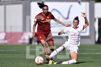 2022-09-10 - Andressa Alves da Silva of AS Roma during the Serie A Women match between AS Roma and AC Milan at Stadio Tre Fontane on September 10, 2022 in Rome, Italy. - AS ROMA VS AC MILAN - ITALIAN SERIE A WOMEN - SOCCER
