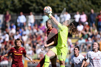 2022-09-10 - Laura Giuliani of AC Milan during the Serie A Women match between AS Roma and AC Milan at Stadio Tre Fontane on September 10, 2022 in Rome, Italy. - AS ROMA VS AC MILAN - ITALIAN SERIE A WOMEN - SOCCER