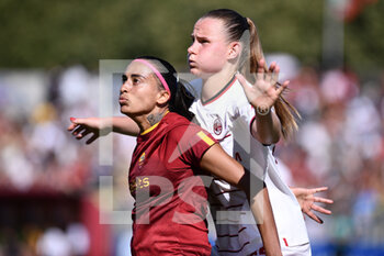 2022-09-10 - Andressa Alves da Silva of AS Roma during the Serie A Women match between AS Roma and AC Milan at Stadio Tre Fontane on September 10, 2022 in Rome, Italy. - AS ROMA VS AC MILAN - ITALIAN SERIE A WOMEN - SOCCER