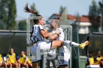 2022-09-11 - Arianna Caruso (Juventus Women) celebrates the goal of Sofia Cantore (Juventus Women) - JUVENTUS FC VS INTER - FC INTERNAZIONALE - ITALIAN SERIE A WOMEN - SOCCER