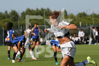 2022-09-11 - Cristiana Girelli (Juventus Women) celebrates the goal - JUVENTUS FC VS INTER - FC INTERNAZIONALE - ITALIAN SERIE A WOMEN - SOCCER