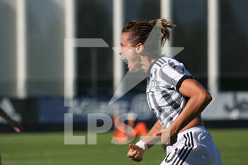 2022-09-11 - Cristiana Girelli (Juventus Women) celebrates the goal - JUVENTUS FC VS INTER - FC INTERNAZIONALE - ITALIAN SERIE A WOMEN - SOCCER