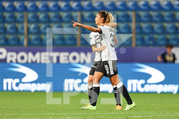 2022-09-12 - Michela Cambiaghi (Parma Calcio) celebrates after scoring a goal  - PARMA CALCIO VS US SASSUOLO - ITALIAN SERIE A WOMEN - SOCCER