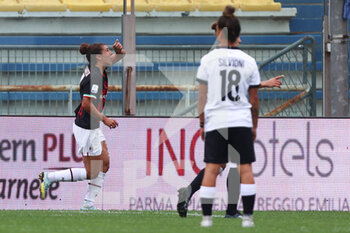 2022-09-24 - Valentina Bergamaschi (AC Milan) celebrates - PARMA CALCIO VS AC MILAN - ITALIAN SERIE A WOMEN - SOCCER