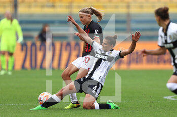2022-09-24 - Kamila Dubcova (AC Milan) and Bianca Giulia Bardin (Parma Calcio) - PARMA CALCIO VS AC MILAN - ITALIAN SERIE A WOMEN - SOCCER