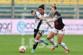 2022-09-24 - Giulia Verrino (Parma Calcio) and Gudny Arnadotti (AC Milan) - PARMA CALCIO VS AC MILAN - ITALIAN SERIE A WOMEN - SOCCER