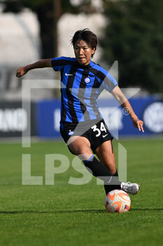 2022-10-15 - Mihashi Mana of Fc Inter during the Italian Serie A tootball match between Inter FC Internazionale and AC MIlan on 15 of October 2022 at Stadio Breda in Sesto San Giovanni, Italy Credit: Tiziano Ballabio - INTER - FC INTERNAZIONALE VS AC MILAN - ITALIAN SERIE A WOMEN - SOCCER