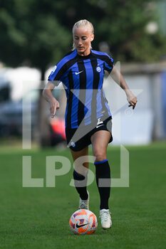 2022-10-15 - Sonstevold Anja of Fc Inter during the Italian Serie A tootball match between Inter FC Internazionale and AC MIlan on 15 of October 2022 at Stadio Breda in Sesto San Giovanni, Italy Credit: Tiziano Ballabio - INTER - FC INTERNAZIONALE VS AC MILAN - ITALIAN SERIE A WOMEN - SOCCER