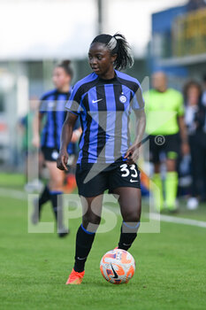 2022-10-15 - Nchout Ajara Njoya Fc Inter during the Italian Serie A tootball match between Inter FC Internazionale and AC MIlan on 15 of October 2022 at Stadio Breda in Sesto San Giovanni, Italy Credit: Tiziano Ballabio - INTER - FC INTERNAZIONALE VS AC MILAN - ITALIAN SERIE A WOMEN - SOCCER
